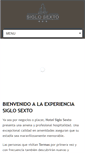 Mobile Screenshot of hotelsiglosexto.com